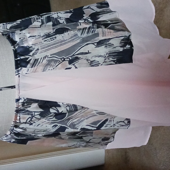 GLAM PRINTED SILK SLIP-STYLE CHEMISE TOP/ SEXY NIGHTY - Picture 7 of 9